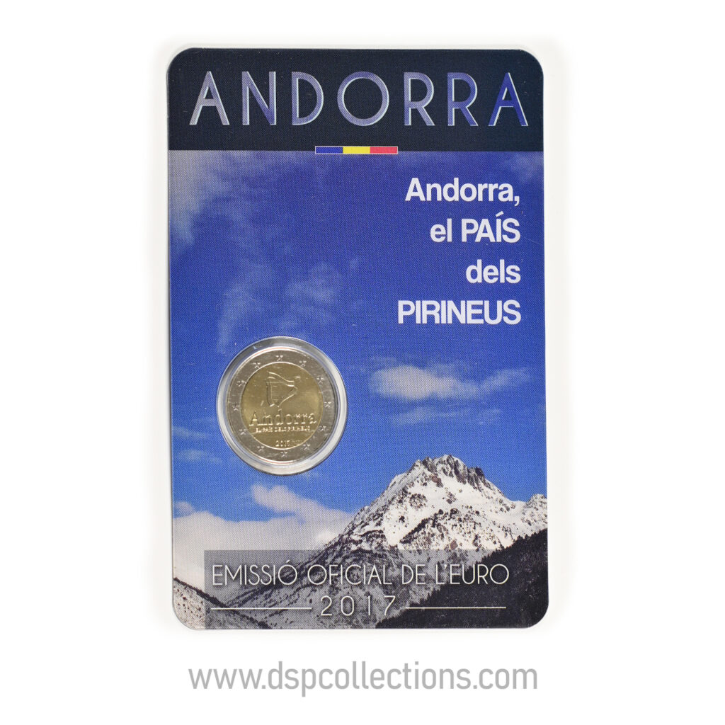 ANDORRE, pièce de 2 Euros 2017, Le Pays Pyrénéen