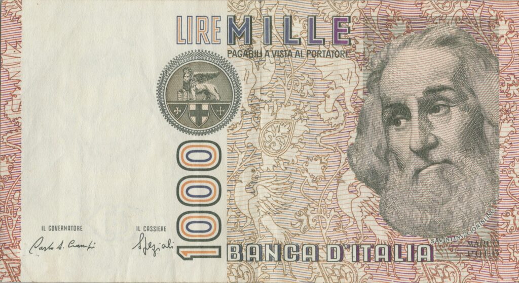ITALIE billet de 1.000 Lire 18-01-1988 Marco Polo