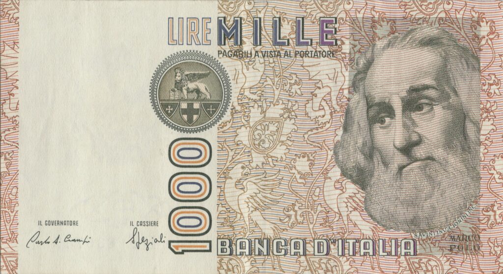 ITALIE billet de 1.000 Lire 20-10-1988 Marco Polo