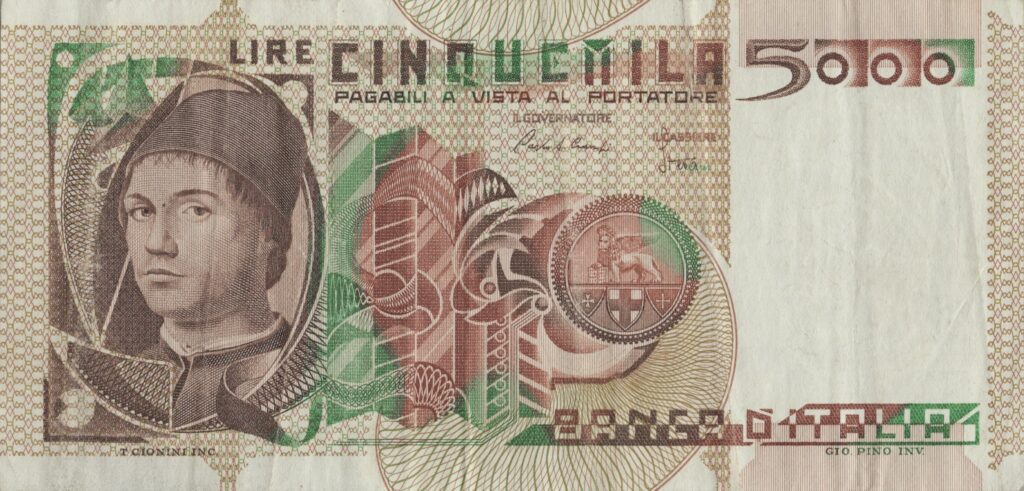 ITALIE billet de 50.000 Lire par Antonello da Messina 01-07-1980