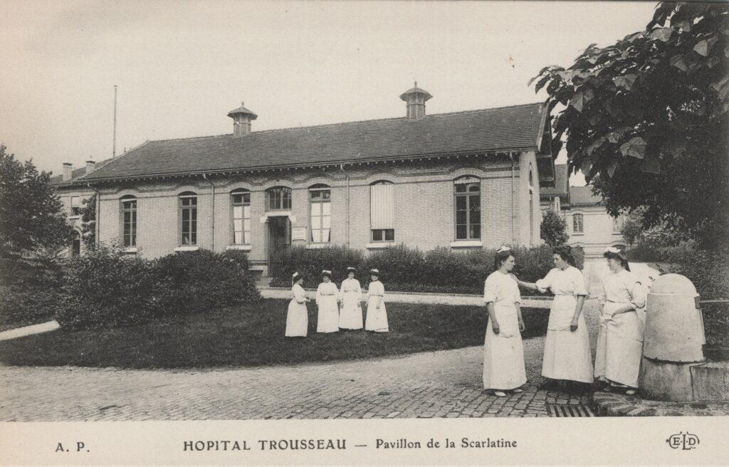 CPA PARIS, Hopital Trousseau, Pavillon de la Scarlatine (75012)