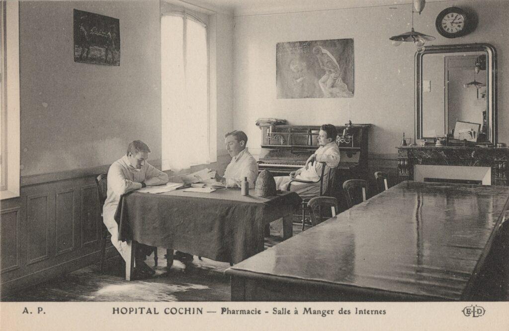 CPA PARIS, Hôpital Cochin, Pharmacie - Salle à manger des internes (75014)