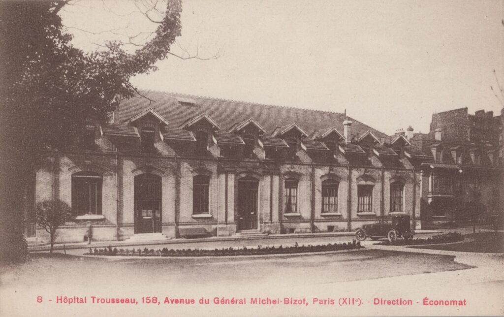 CPA PARIS, Hôpital Trousseau, Direction - Économat (75012)