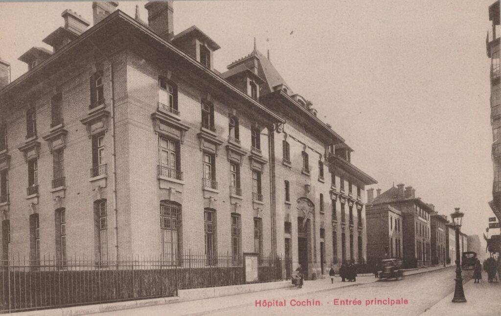 CPA PARIS, Hôpital Cochin, Entrée principale (75014)