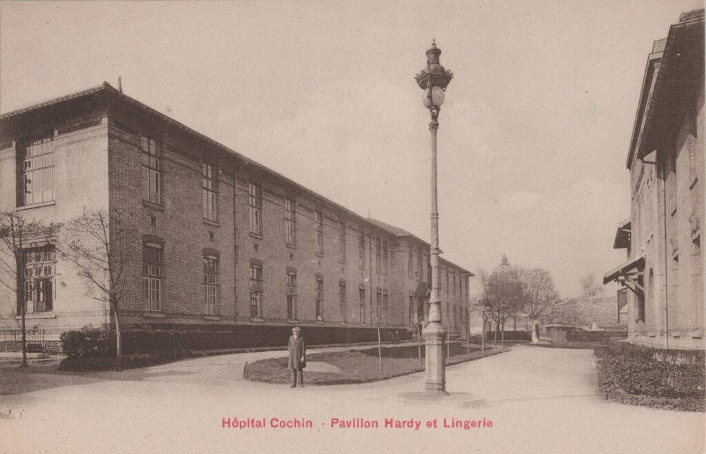 CPA PARIS, Hôpital Cochin, Pavillon Hardy et Lingerie (75014)