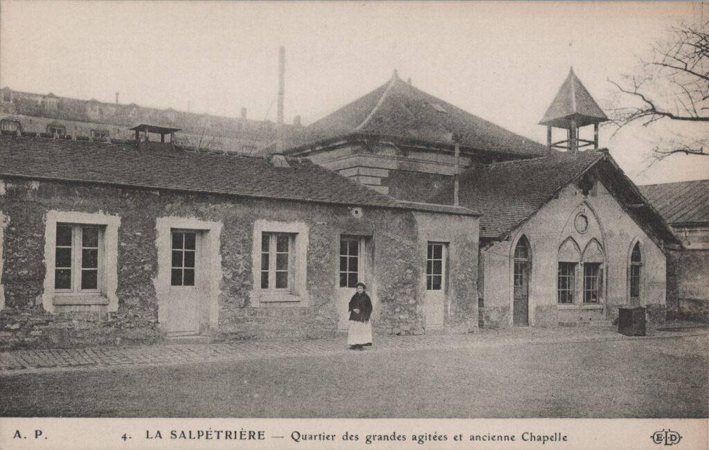 CPA PARIS, Hôpital La Salpétrière, Quartier des grandes agitées (75013)