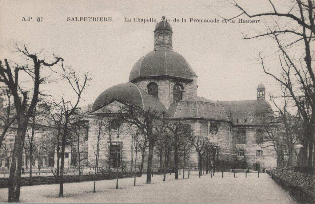 CPA PARIS, Hôpital La Salpétrière, La Chapelle, vue de Promenade de la Hauteur