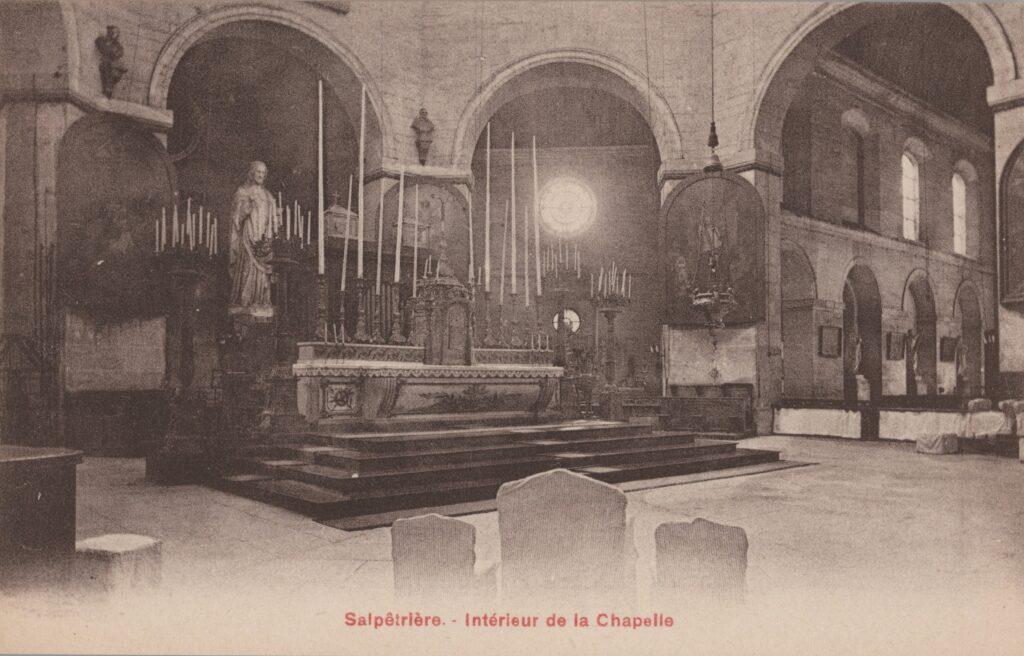 CPA PARIS, Hôpital La Salpétrière, Intérieur de la Chapelle (75013)