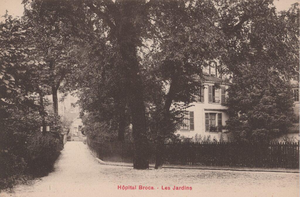 CPA PARIS, Hôpital Broca, Les Jardins (75013)