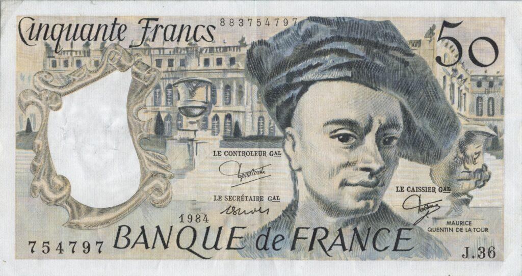 FRANCE billet de 50 Francs Quentin De La Tour 1984