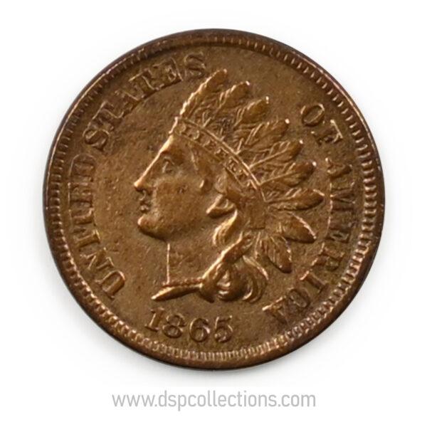 ÉTATS-UNIS, One Cent Indian Head 1865