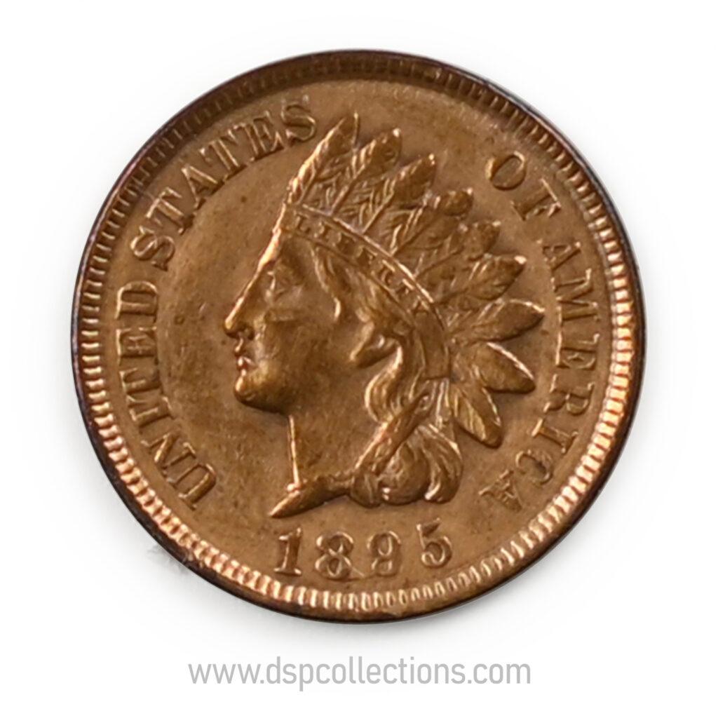 ÉTATS-UNIS, One Cent Indian Head 1895