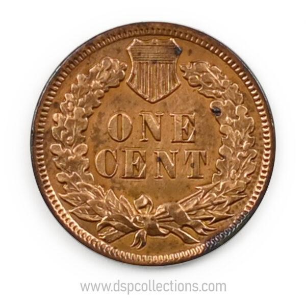 ÉTATS-UNIS, One Cent Indian Head 1898 – Image 2