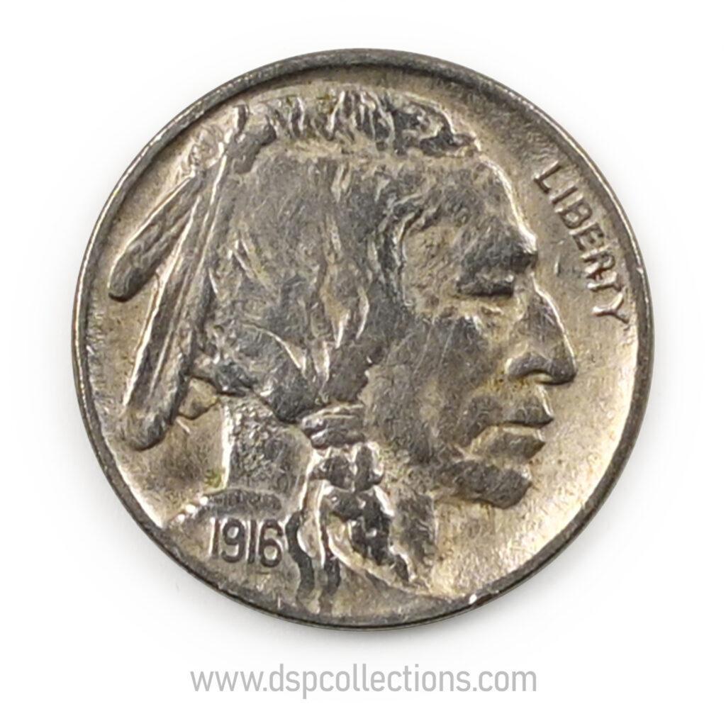 ÉTATS-UNIS, Five Cents 1916 Buffalo