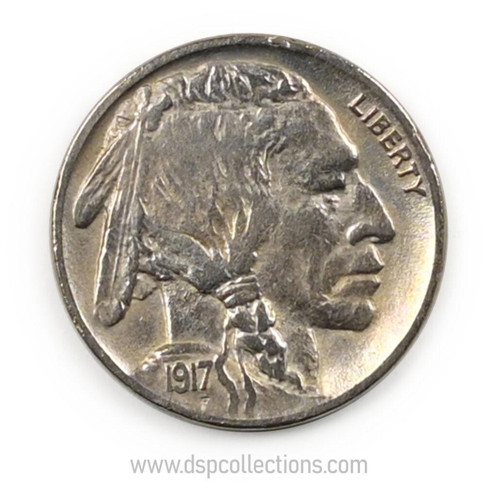 ÉTATS-UNIS, Five Cents 1917 Buffalo