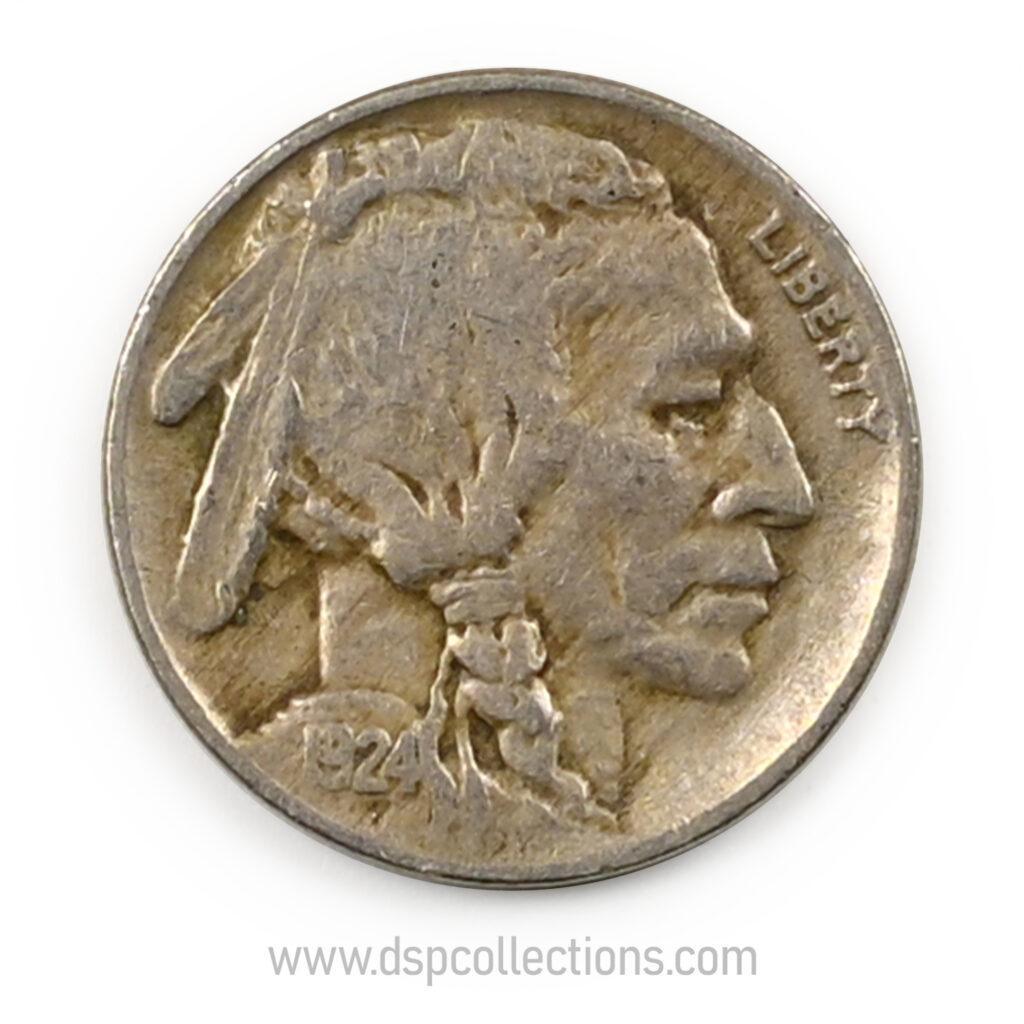 ÉTATS-UNIS, Five Cents 1924 Buffalo