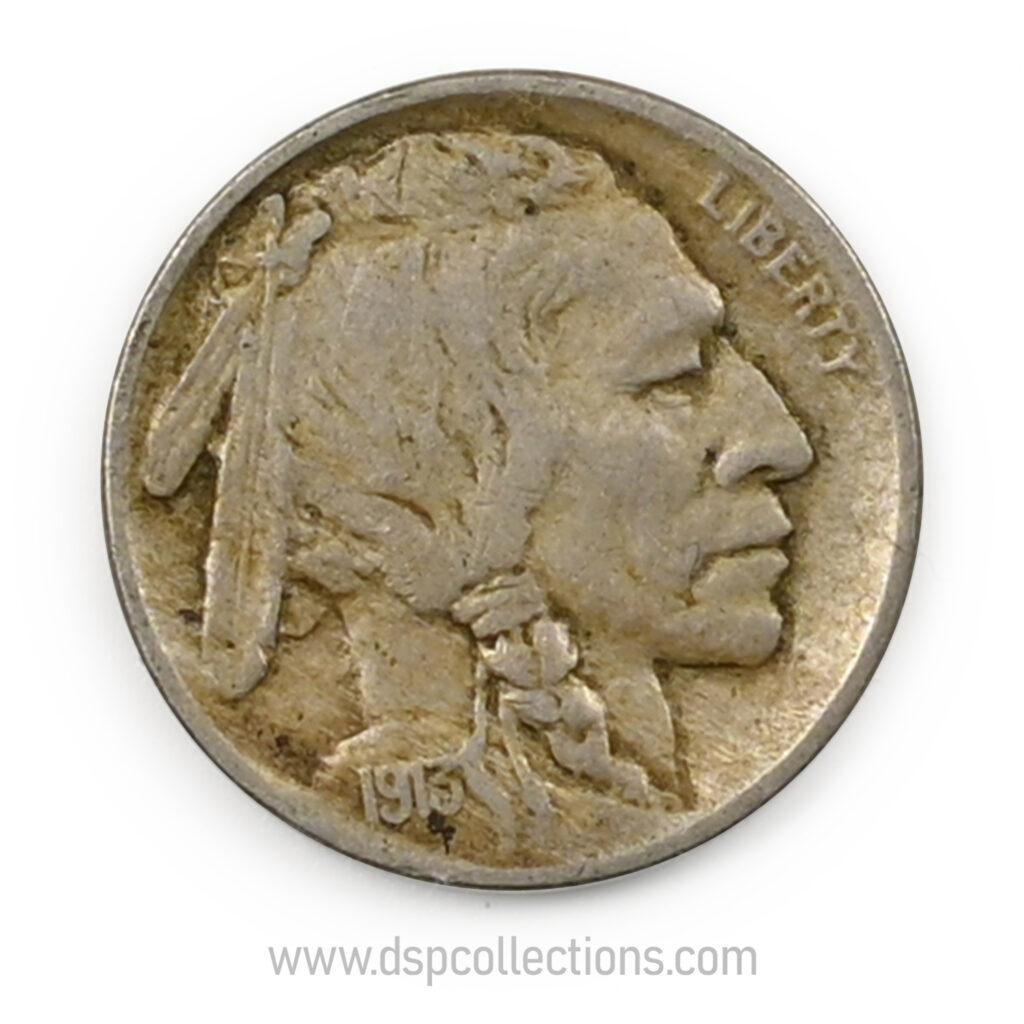 ÉTATS-UNIS, Five Cents 1913 Buffalo