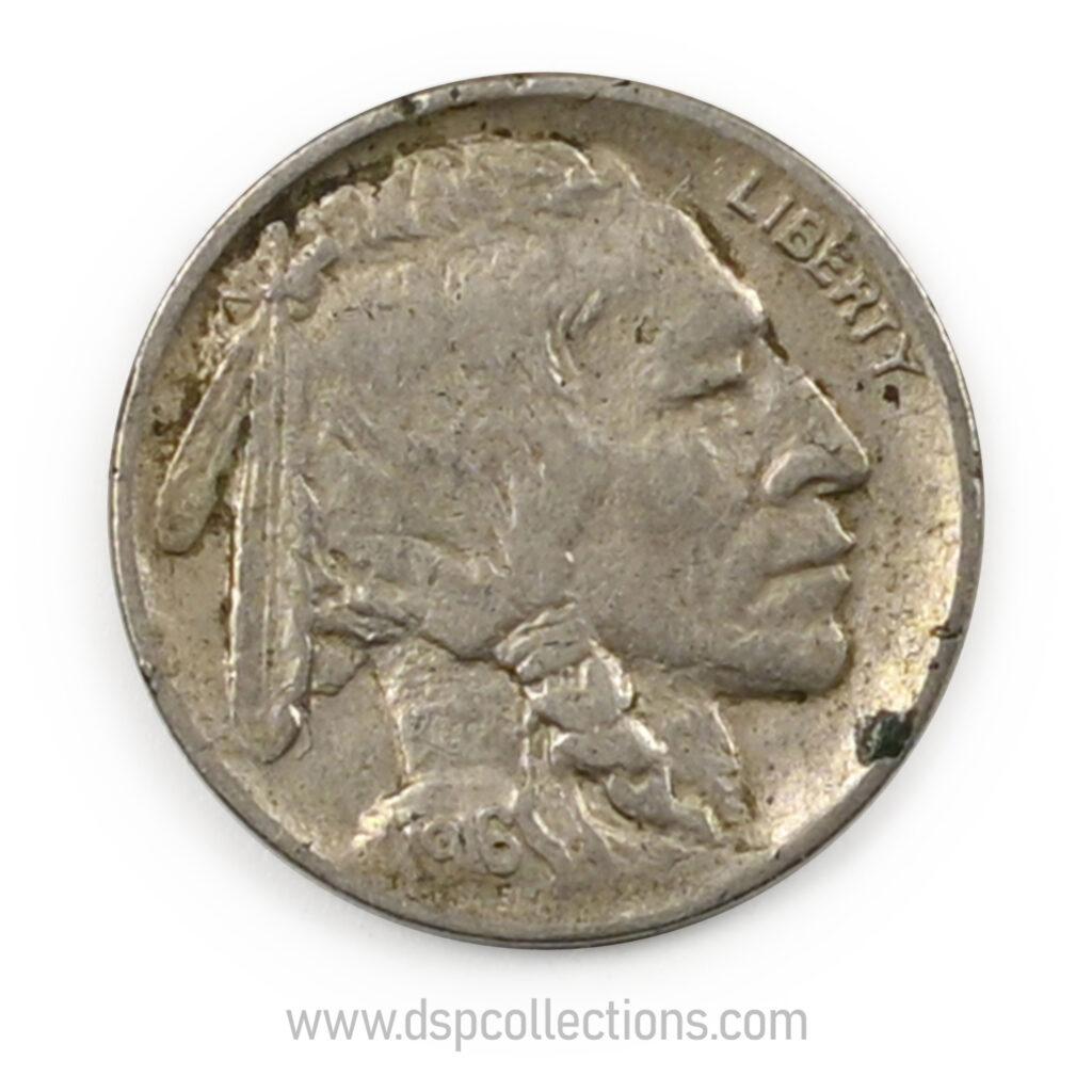 ÉTATS-UNIS, Five Cents 1916 Denver (D) Buffalo