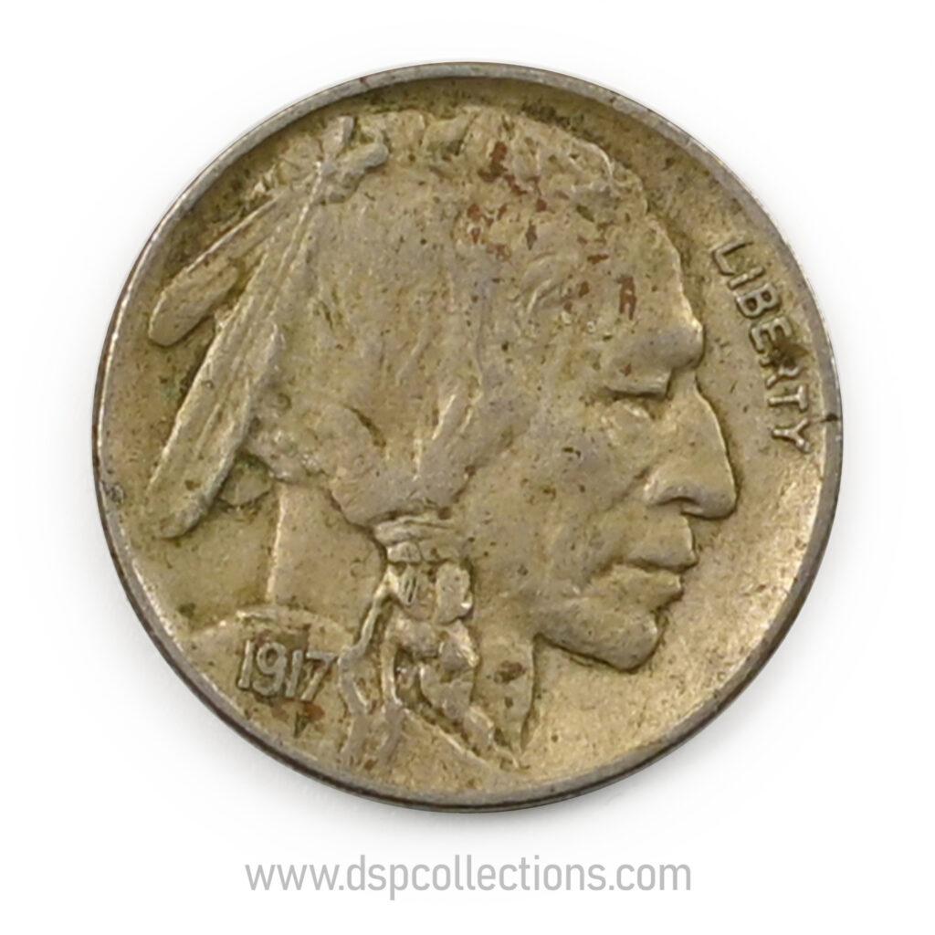 ÉTATS-UNIS, Five Cents 1917 Buffalo