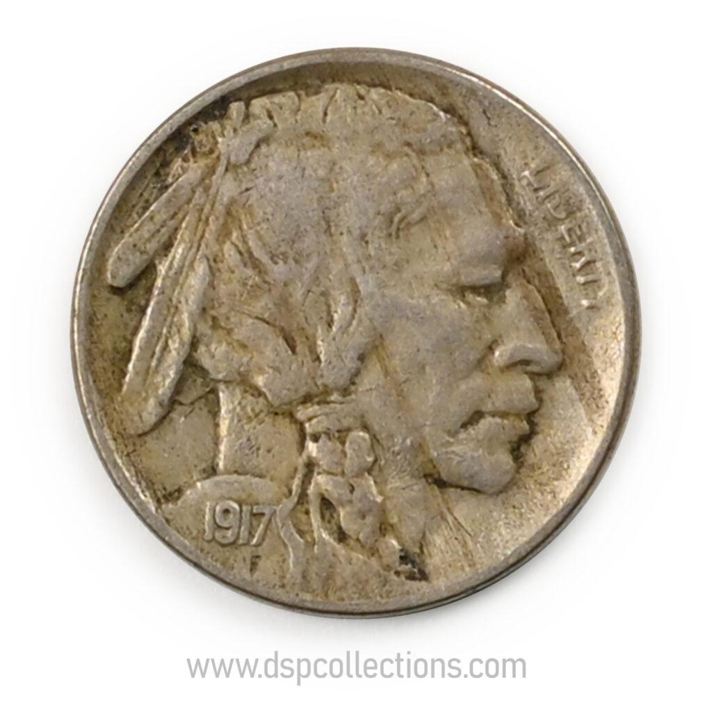 ÉTATS-UNIS, Five Cents 1917 Buffalo