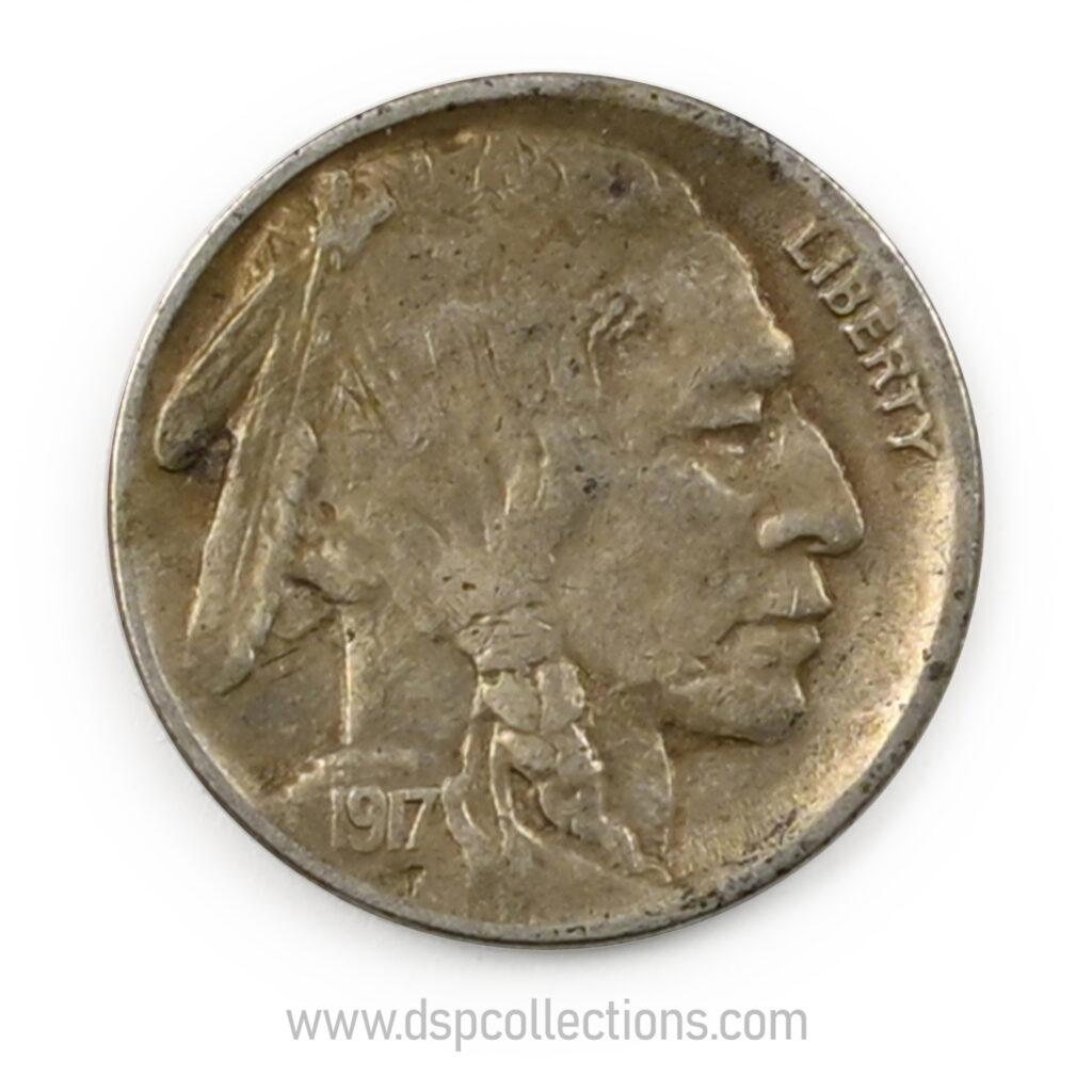 ÉTATS-UNIS, Five Cents 1917 Buffalo