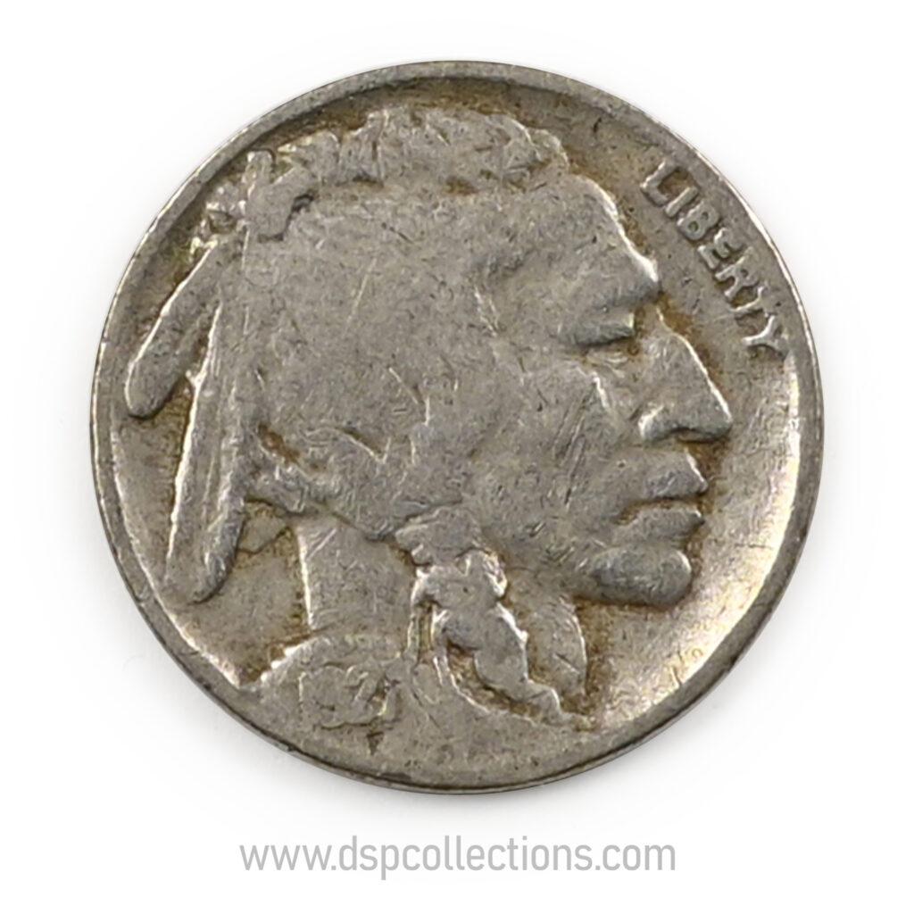 ÉTATS-UNIS, Five Cents 1927 Buffalo