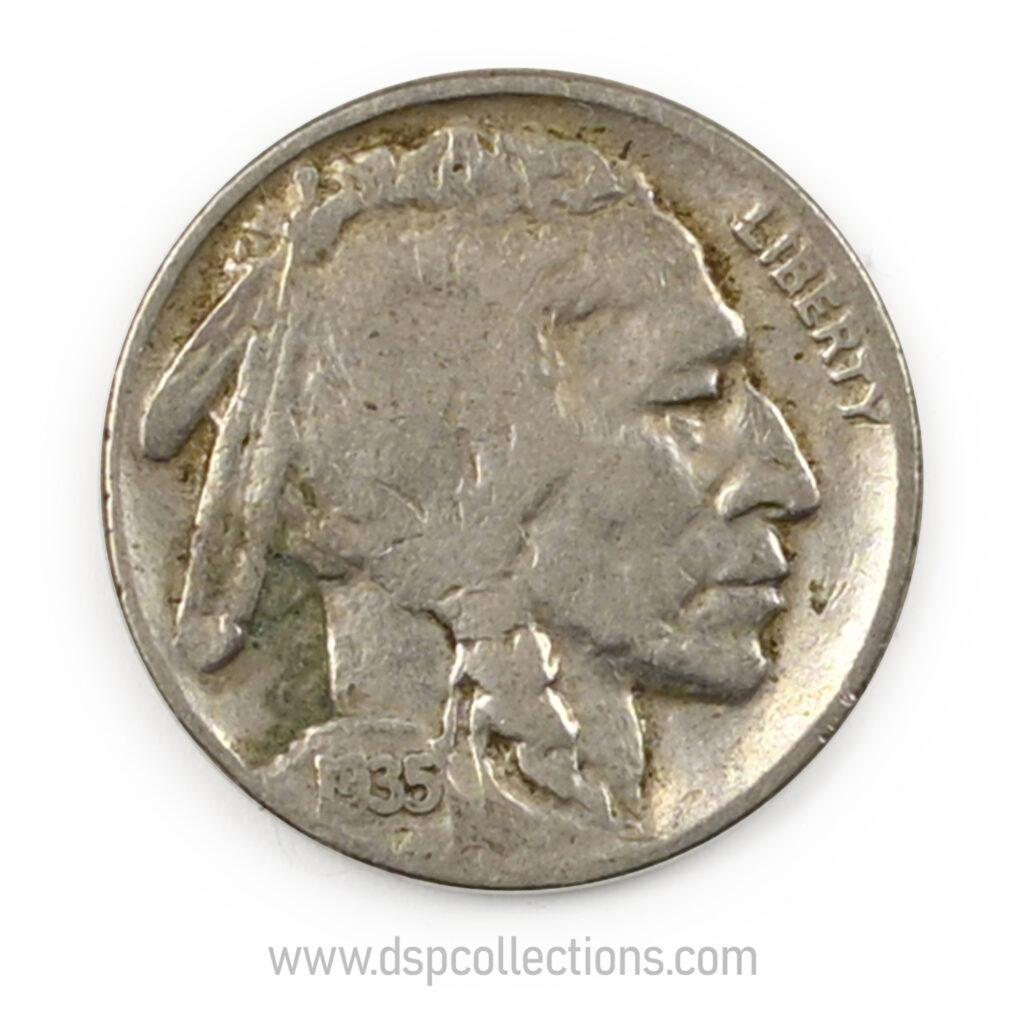 ÉTATS-UNIS, Five Cents 1935 Denver (D) Buffalo