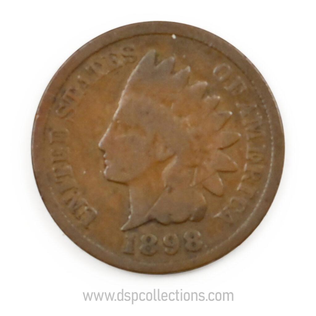 ÉTATS-UNIS, One Cent Indian Head 1898