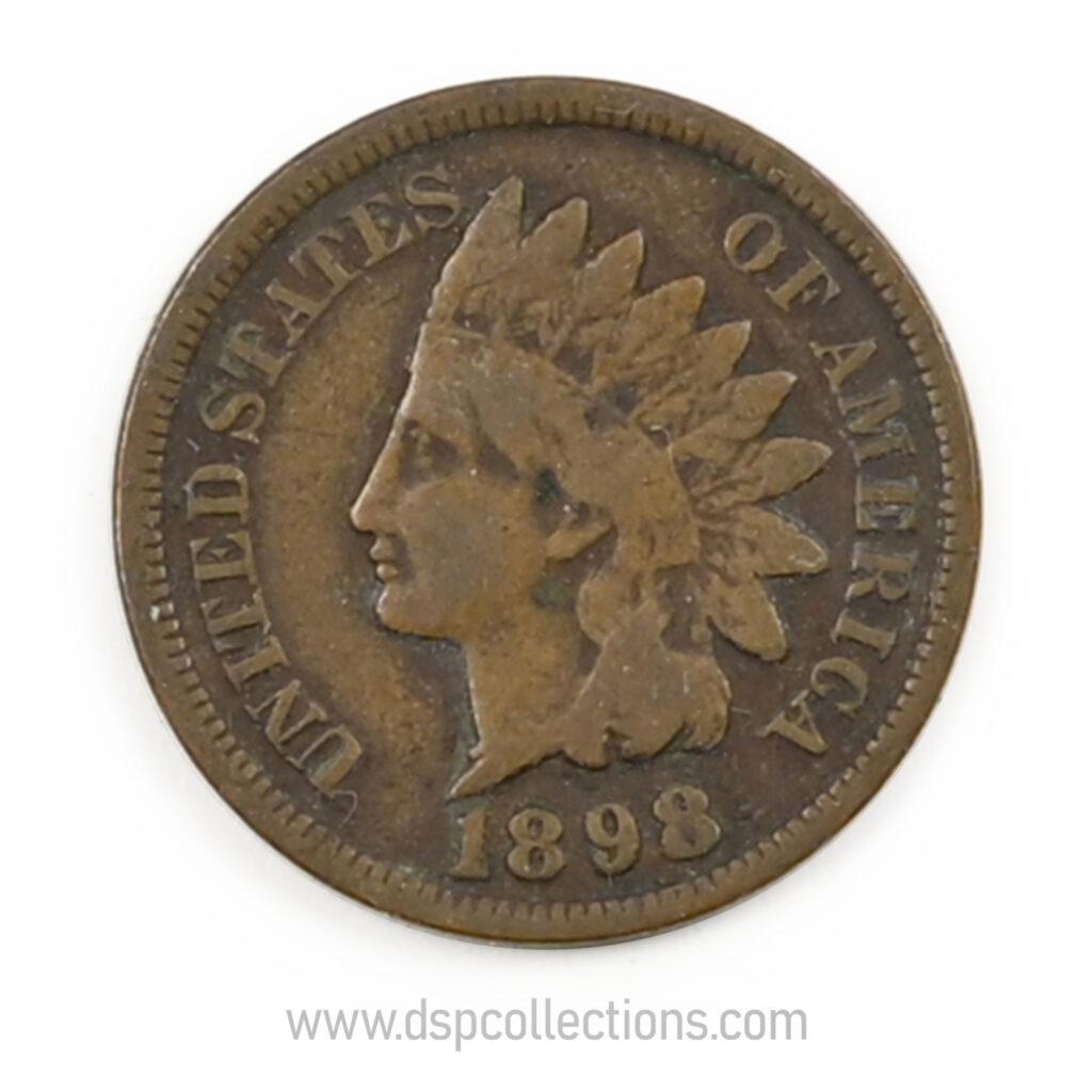 ÉTATS-UNIS, One Cent Indian Head 1898