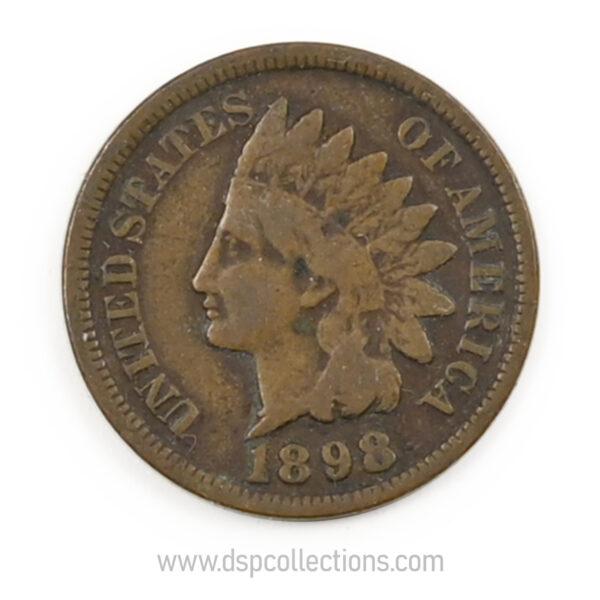 ÉTATS-UNIS, One Cent Indian Head 1898