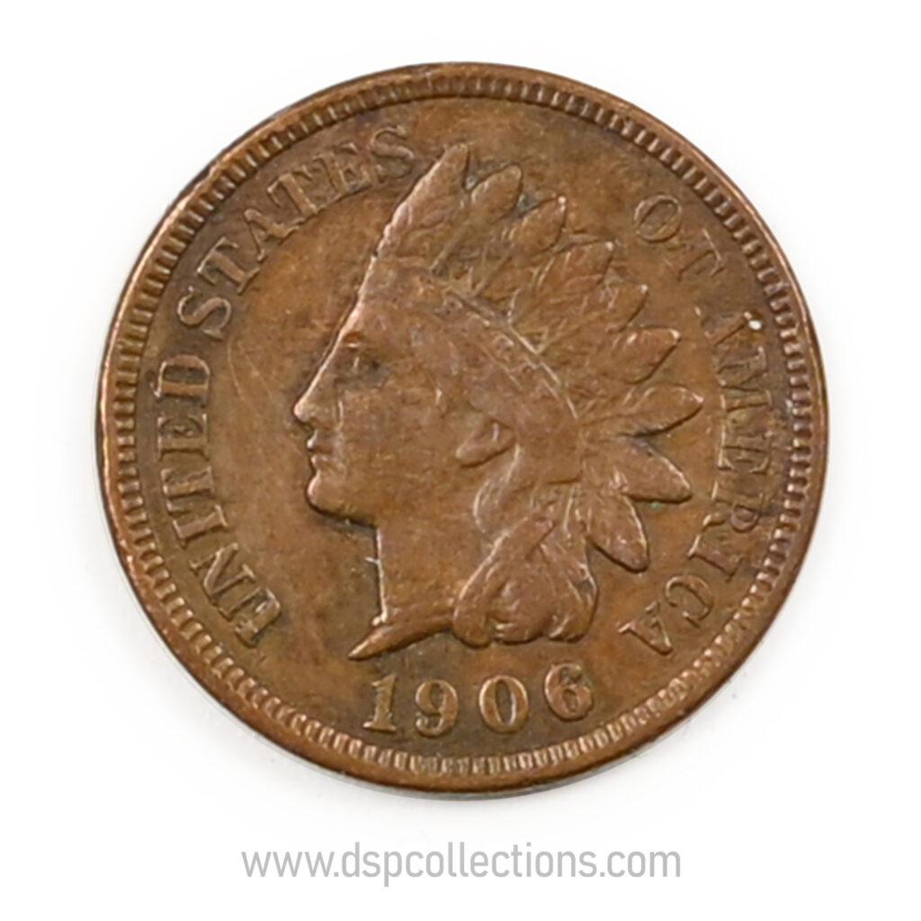 ÉTATS-UNIS, One Cent Indian Head 1906