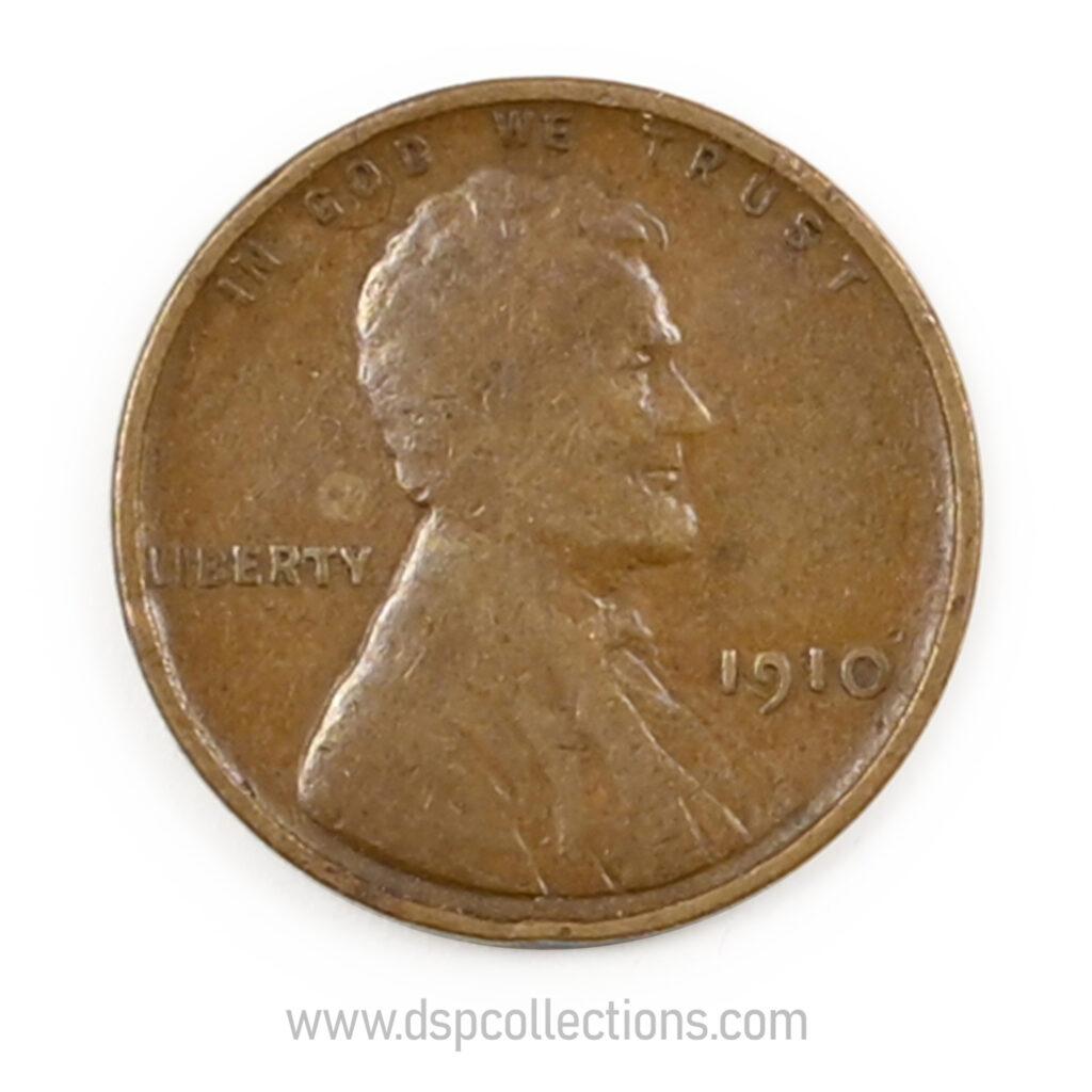 ÉTATS-UNIS, One Cent Lincoln 1910