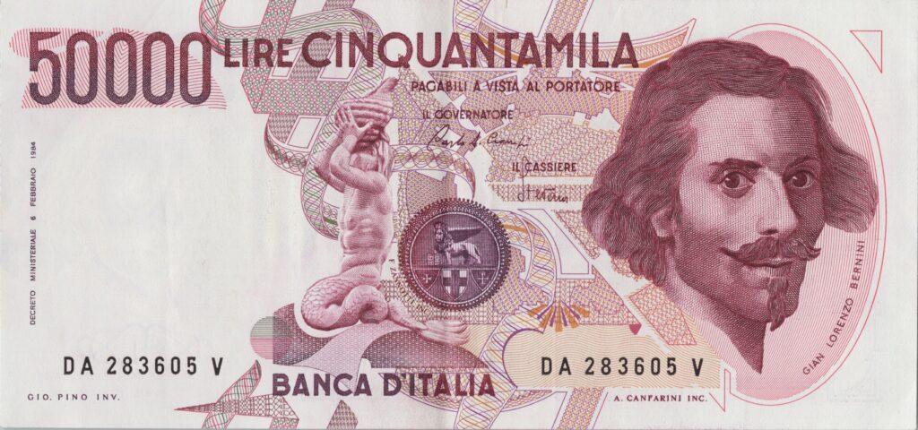 ITALIE billet de 50.000 Lire, Bernini - 1er type 06-02-1984