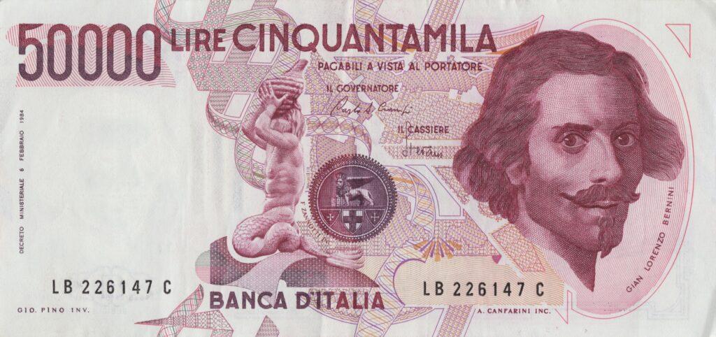 ITALIE billet de 50.000 Lire, Bernini - 1er type 06-02-1984