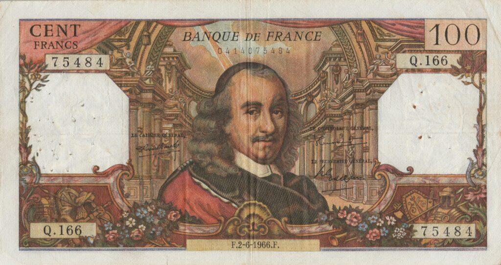 FRANCE billet de 100 Francs Corneille 02-06-1966
