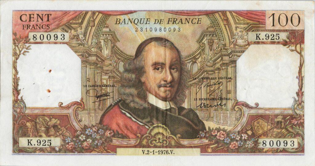 FRANCE Billet De 100 Francs Corneille 02 01 1976