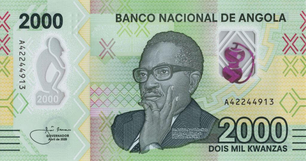ANGOLA billet de 2.000 Kwanzas 04-2020, Dr António Agostinho Neto