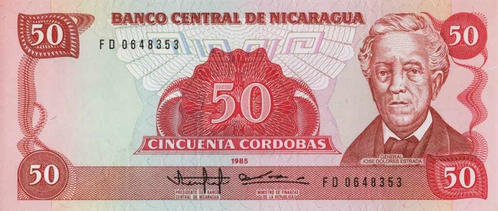 NICARAGUA billet de 50 Cordobas de 1985 Jose Dolores Estrada