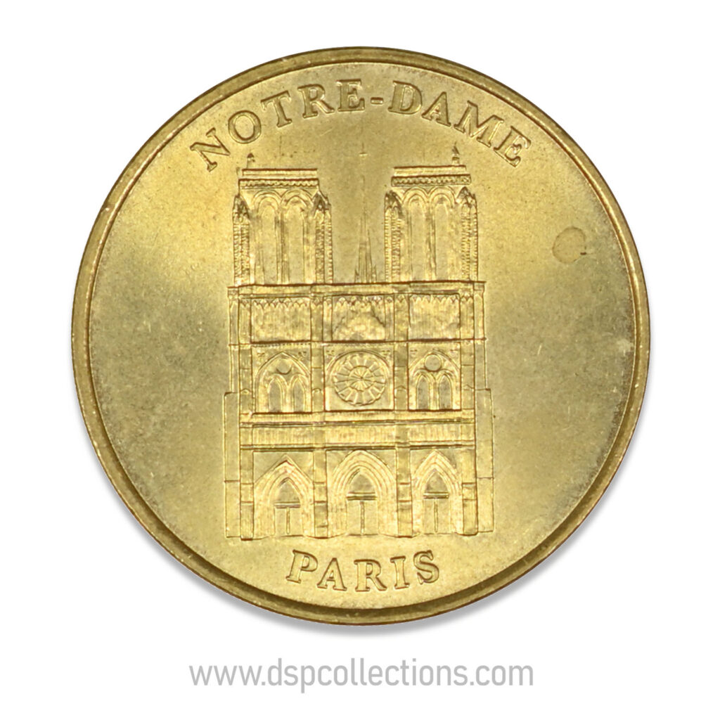 Jeton touristique Paris (75004) - Cathédrale Notre-Dame 1999
