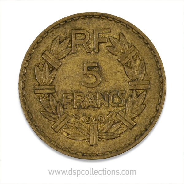 monnaie de 5 francs 0753