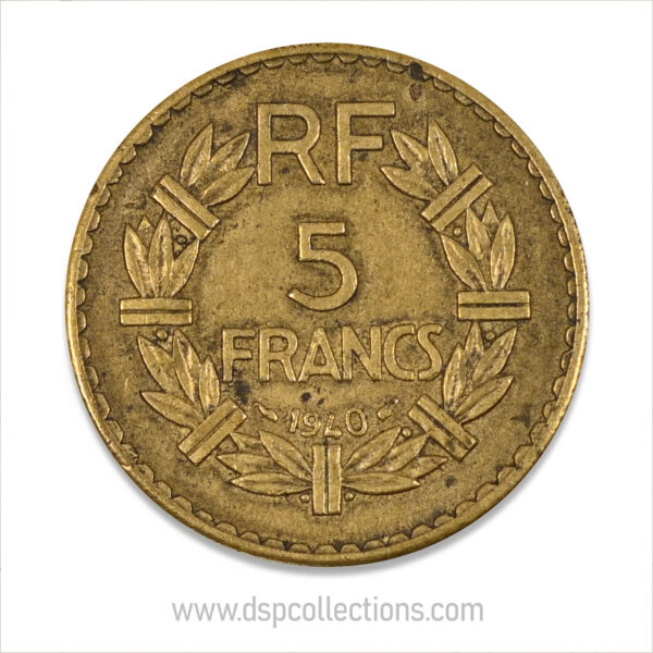 monnaie de 5 francs 0789