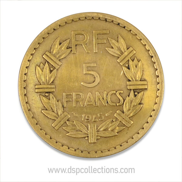 monnaie de 5 francs 0945