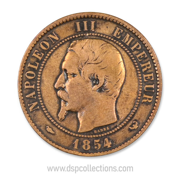 0007 10 centimes napoleon III
