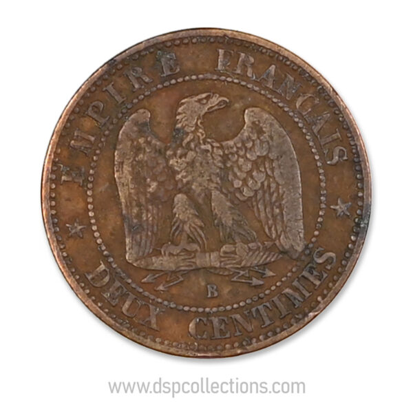 0008 2 centimes napoleon III