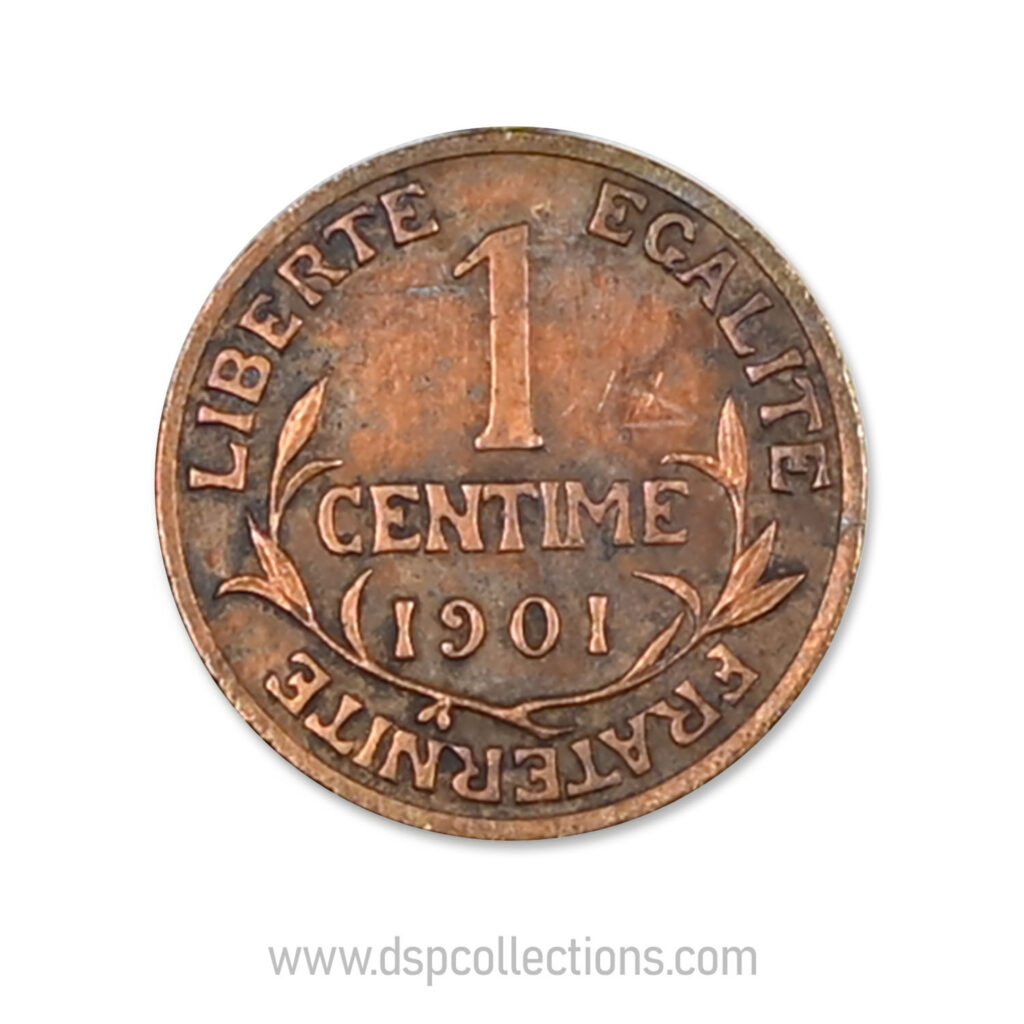 FRANCE, pièce de 1 Centime Daniel Dupuis 1901