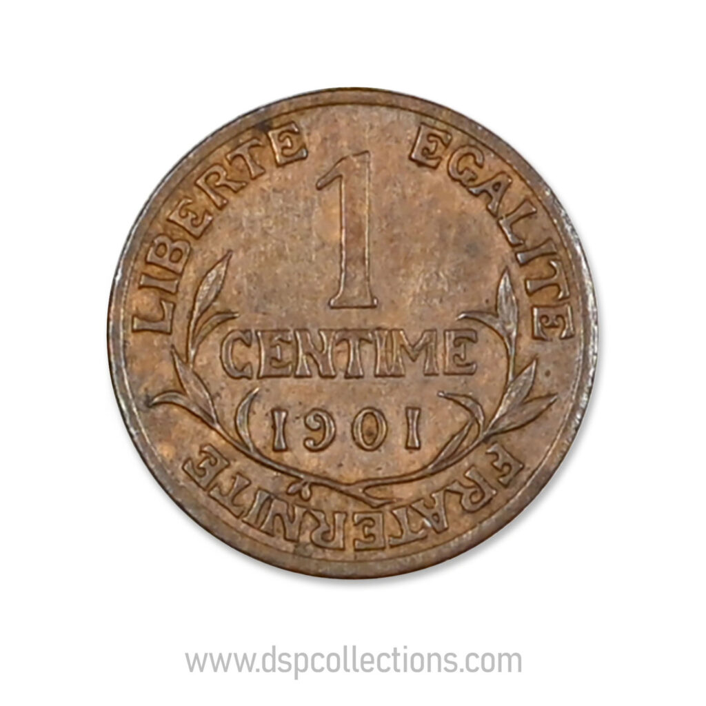 FRANCE, pièce de 1 Centime Daniel Dupuis 1901