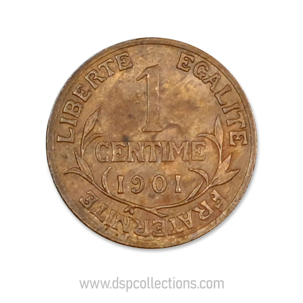 FRANCE, pièce de 1 Centime Daniel Dupuis 1901