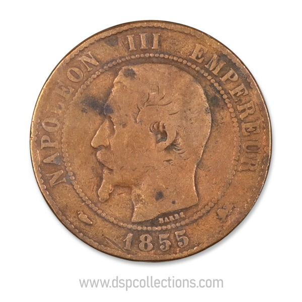 0015 10 centimes napoleon III