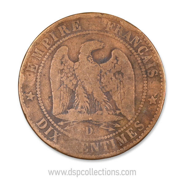0016 10 centimes napoleon III