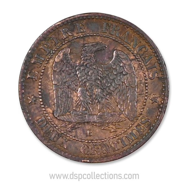 0018 2 centimes napoleon III